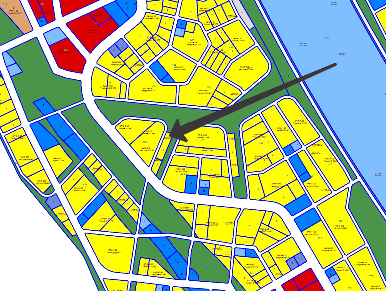 Sazlıbosna Cevahir 2182 Parsel 493 m2
